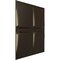 Ekena Millwork 19 5/8in. W x 19 5/8in. H Galveston EnduraWall Decorative 3D Wall Panel Covers 2.67 Sq. Ft. WP20X20GLCDB - alternate 6
